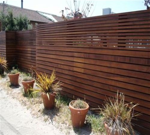 Privacy Horizontal Cedar Fence Tulsa